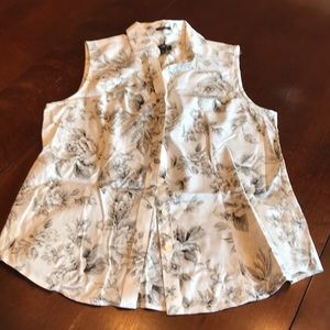 Talbots petite button up tank